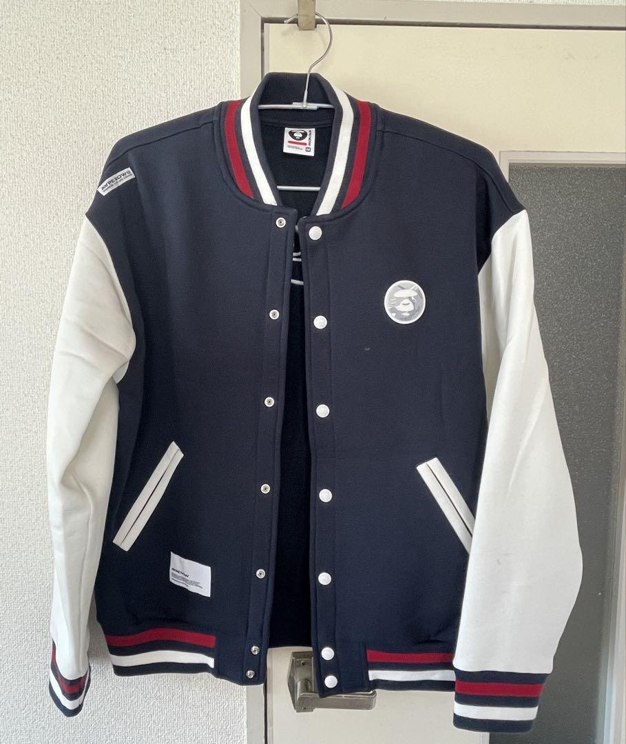 Aape スタジャン Ｍ　ネイビー/ホワイト 19,738円