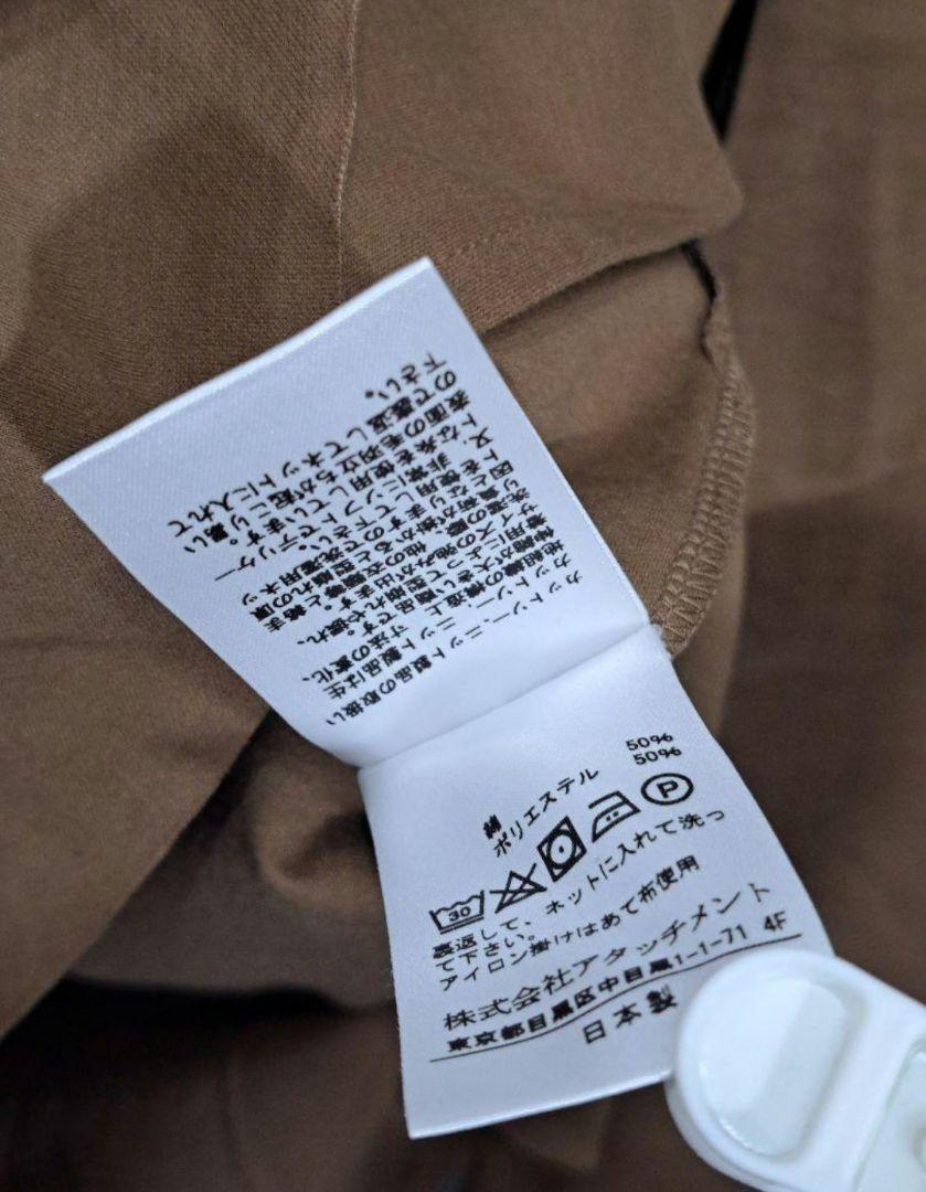 未使用　ATTACHMENT　ロングスリーブカットソー　タートルネック