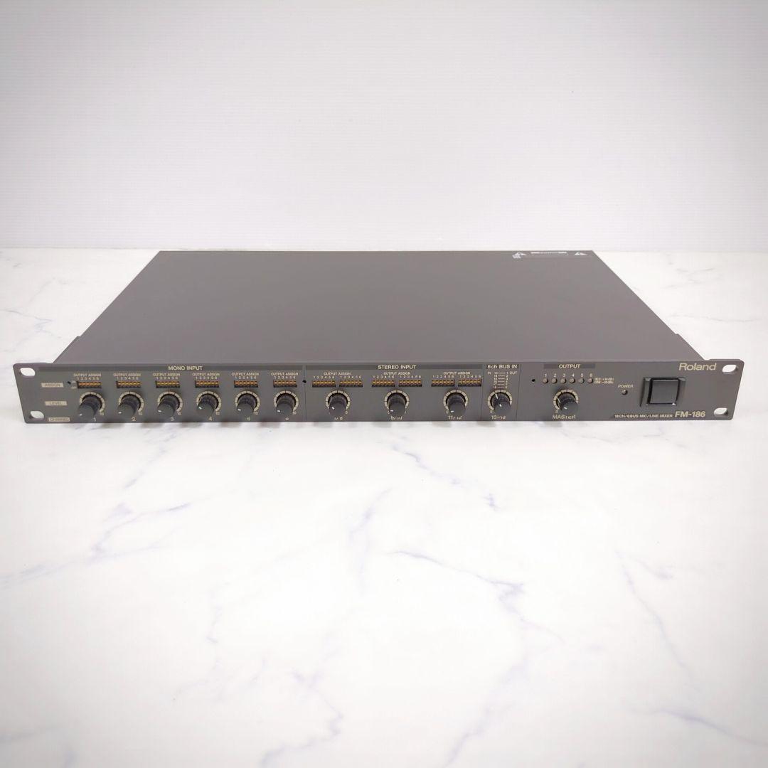 【未使用品】ローランド マイクラインミキサー 18ch FM-186