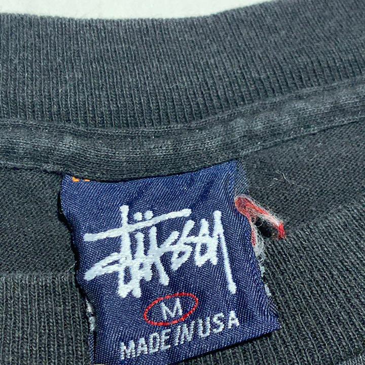 できます vintage old stussy 両面デザイン Tシャツ cGNDi-m20262486355 USA製 紺タグ ワンピース