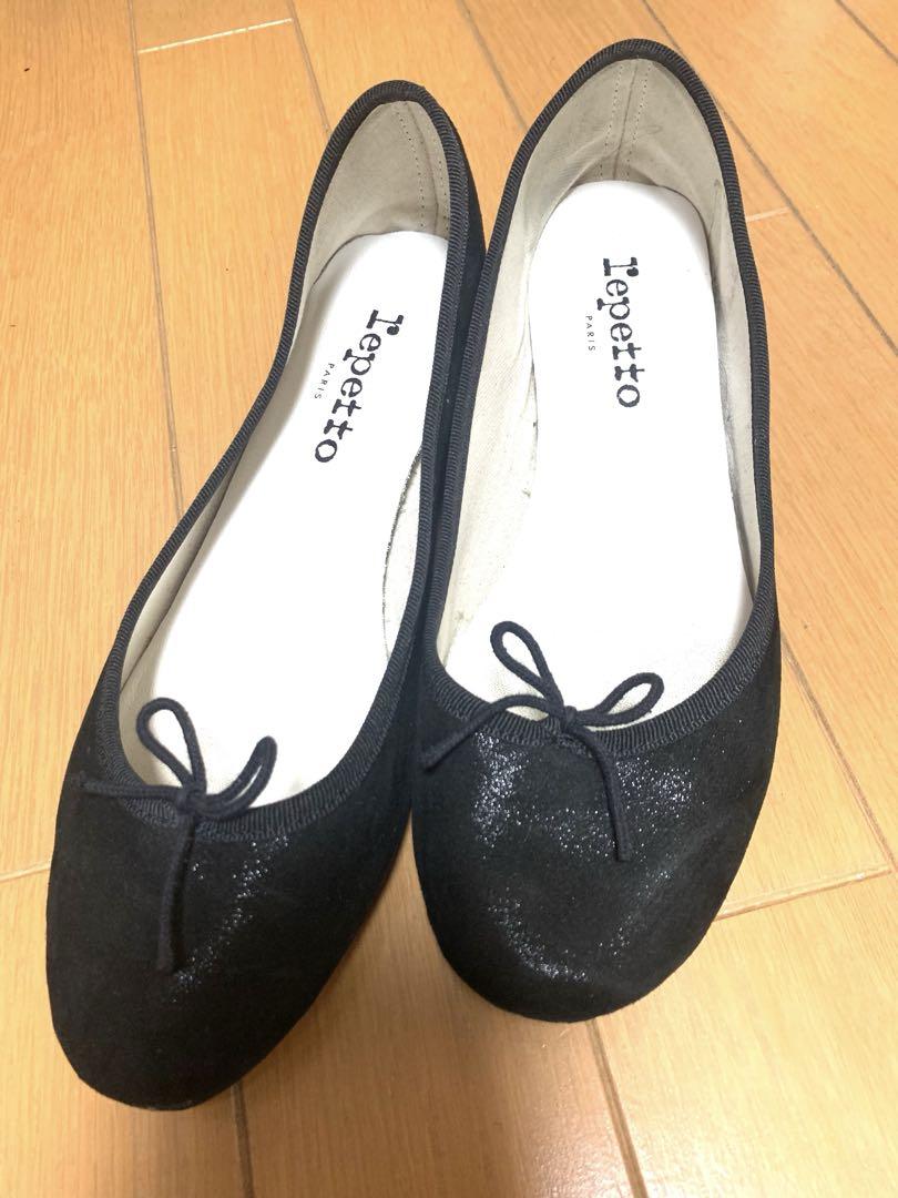 Repetto 黒 バレエシューズ 箱付き