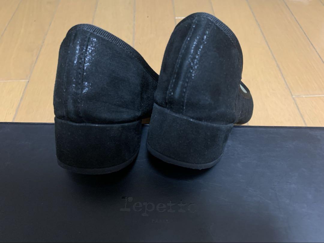 Repetto 黒 バレエシューズ 箱付き