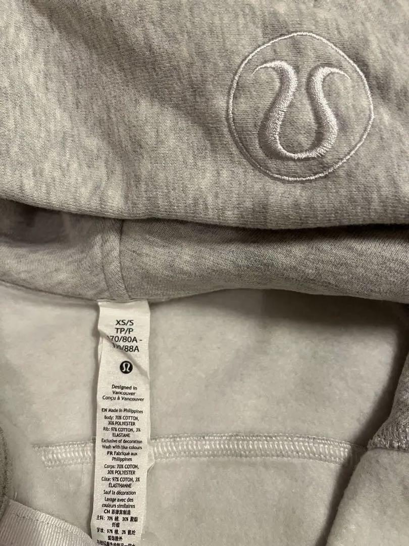 Lululemon パーカーScubaオーバーサイズハーフジップフーディ