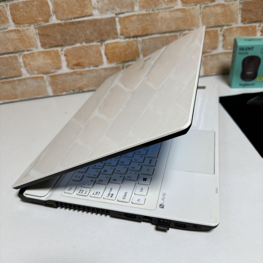 NECノート PC メモリ8GB SSD256GB オフィス2024年 マウス付