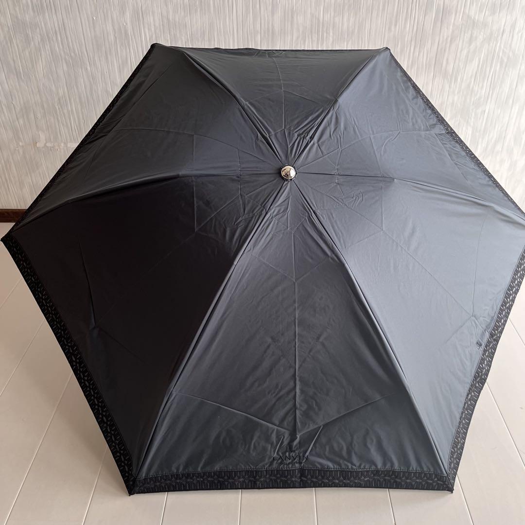 ランバンフワクール 1級遮光 晴雨兼用傘 パラソル 折りたたみ傘 ブラック系