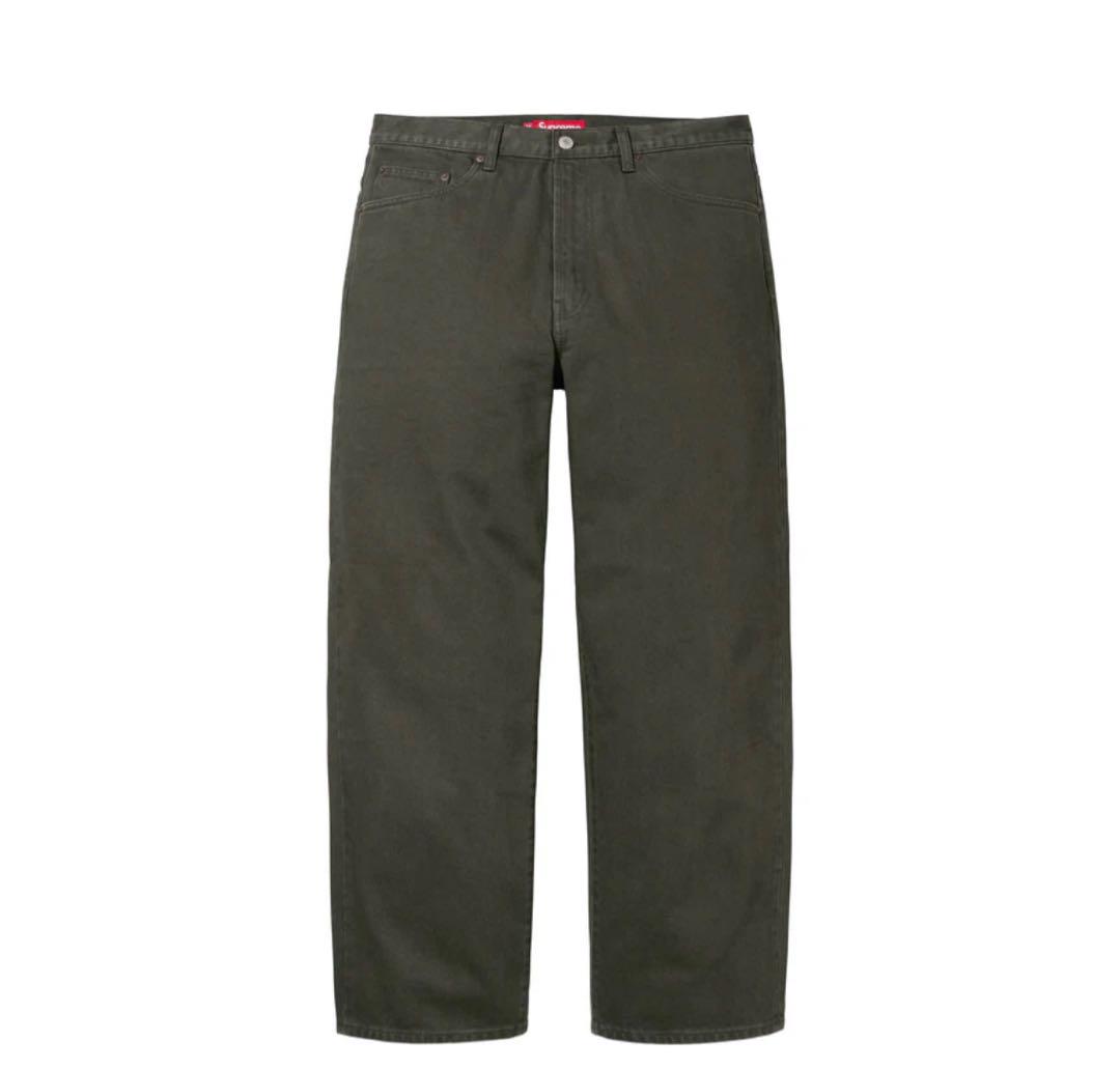 パンツ Supreme Baggy Jean Olive Supreme baggy jean olive 30