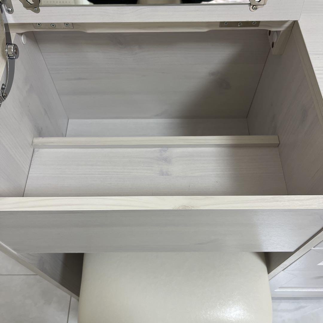 きらら様専用】ホワイト木製ドレッサー・ミラー
