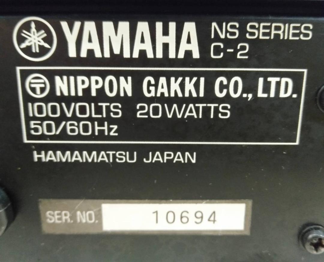 【美品】YAMAHA プリアンプ コントロールアンプ C-2