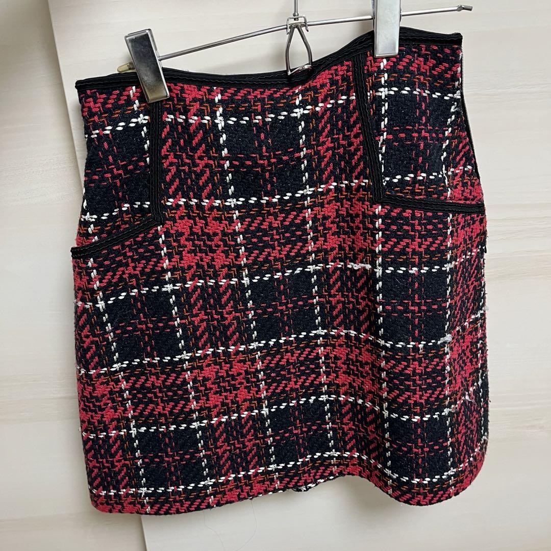 snidel スナイデル ロービングチェックスカショーパン 1