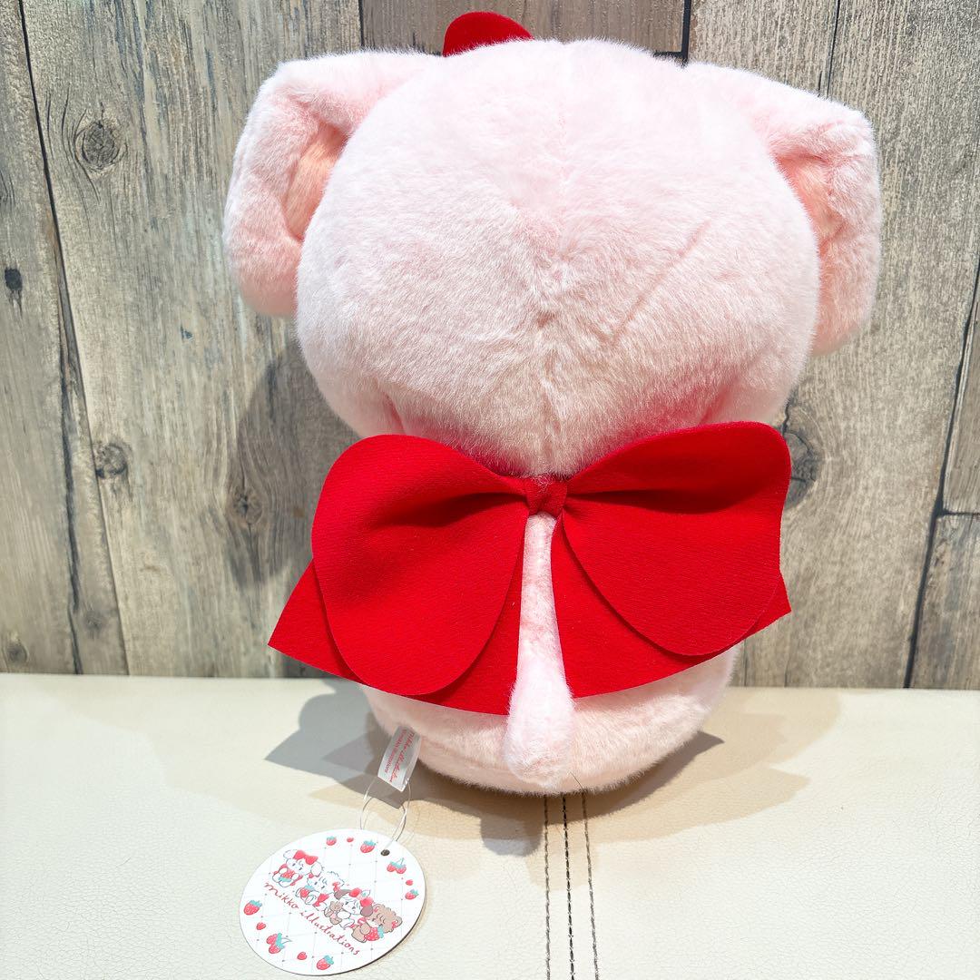 新品タグ付 圧縮無し発送』mikko いちごBIGぬいぐるみ 全4種
