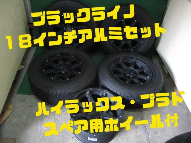 under bar様専用　BLACKRHINO 18inアルミホイールセット