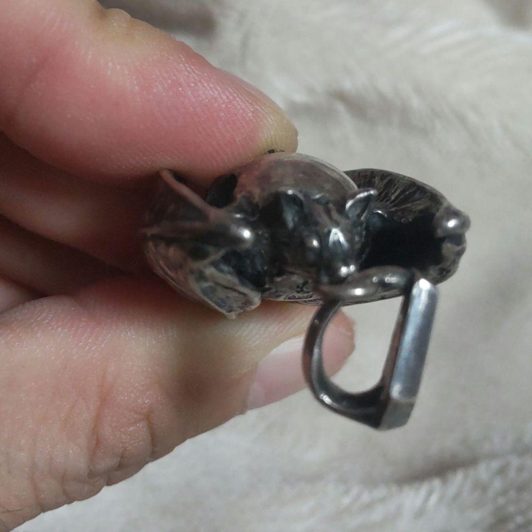 スカル　シルバーアクセ　ペンダント