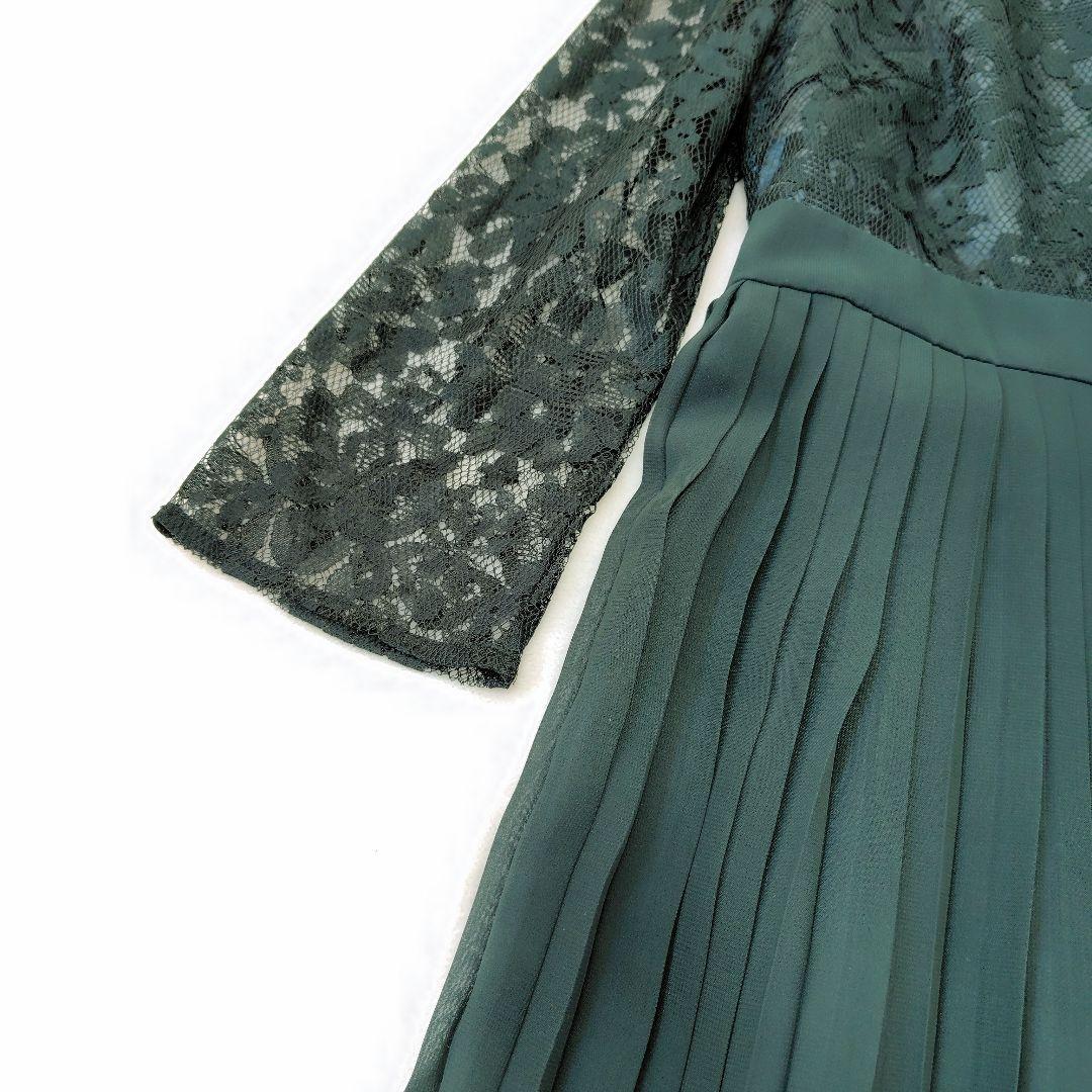 新品✨【GIRL】ロング ワンピース ドレス レース プリーツ 大きい サイズ