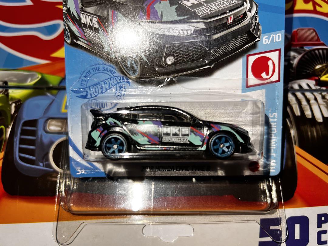 ミニカー Hot Wheels STH 2018 HONDA CIVIC typeR