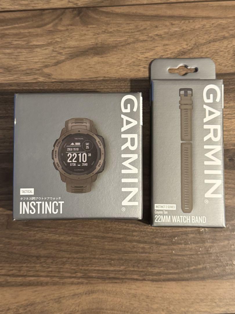GARMIN Instinct tactical (新品純正ベルト付属)