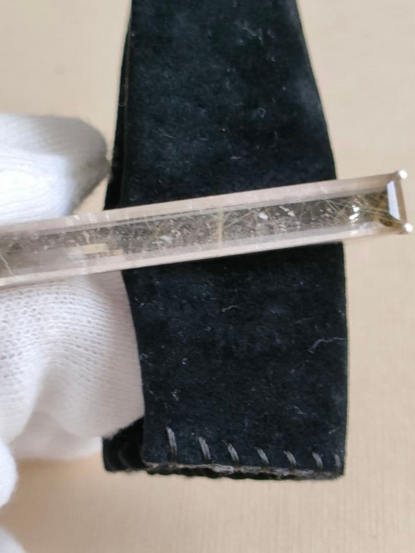 アドリンヒュー　ルチルクォーツ　ダブルリング　シルバー　天然石