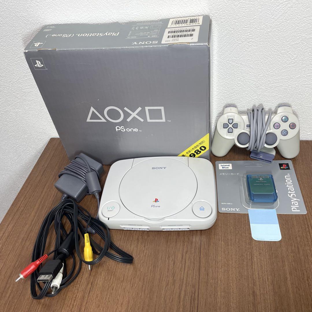 SONY PS one 本体 + コントローラー+箱+メモリーカード