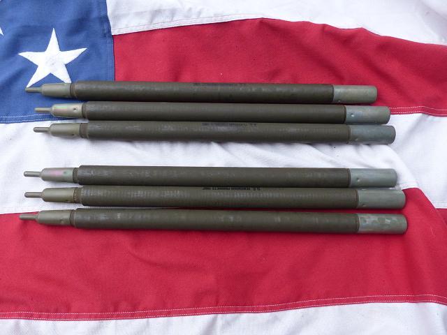 1965” 米軍実物 ナム戦 デッド!　テントポール　6本セット 軍幕 212