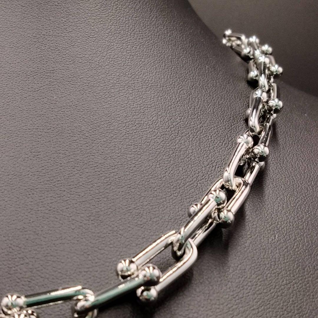 新品 ハードウェア ネックレス メンズ レディース チェーン シルバー 925