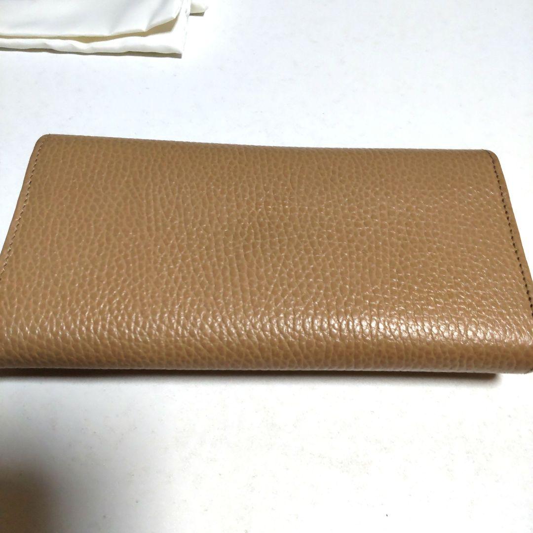 ◆美品◆GUCCI GGインターロッキング長財布 ベ－ジュ