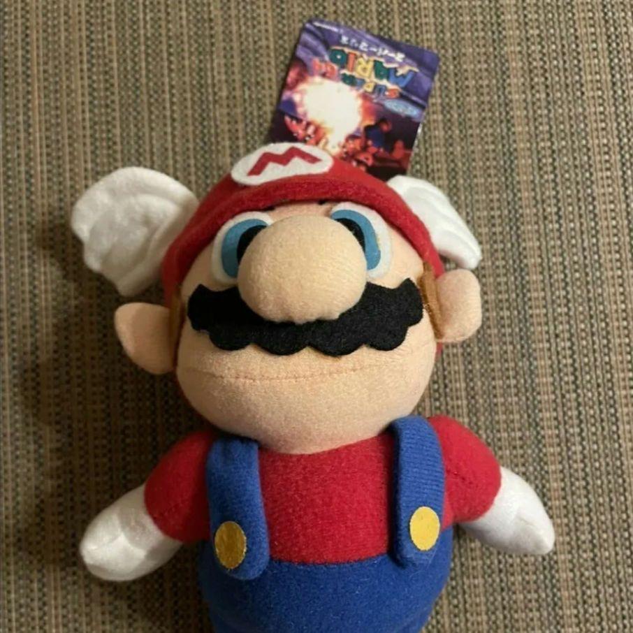 非売品　マリオ64 はねマリオ ぬいぐるみ　タグ付き　希少