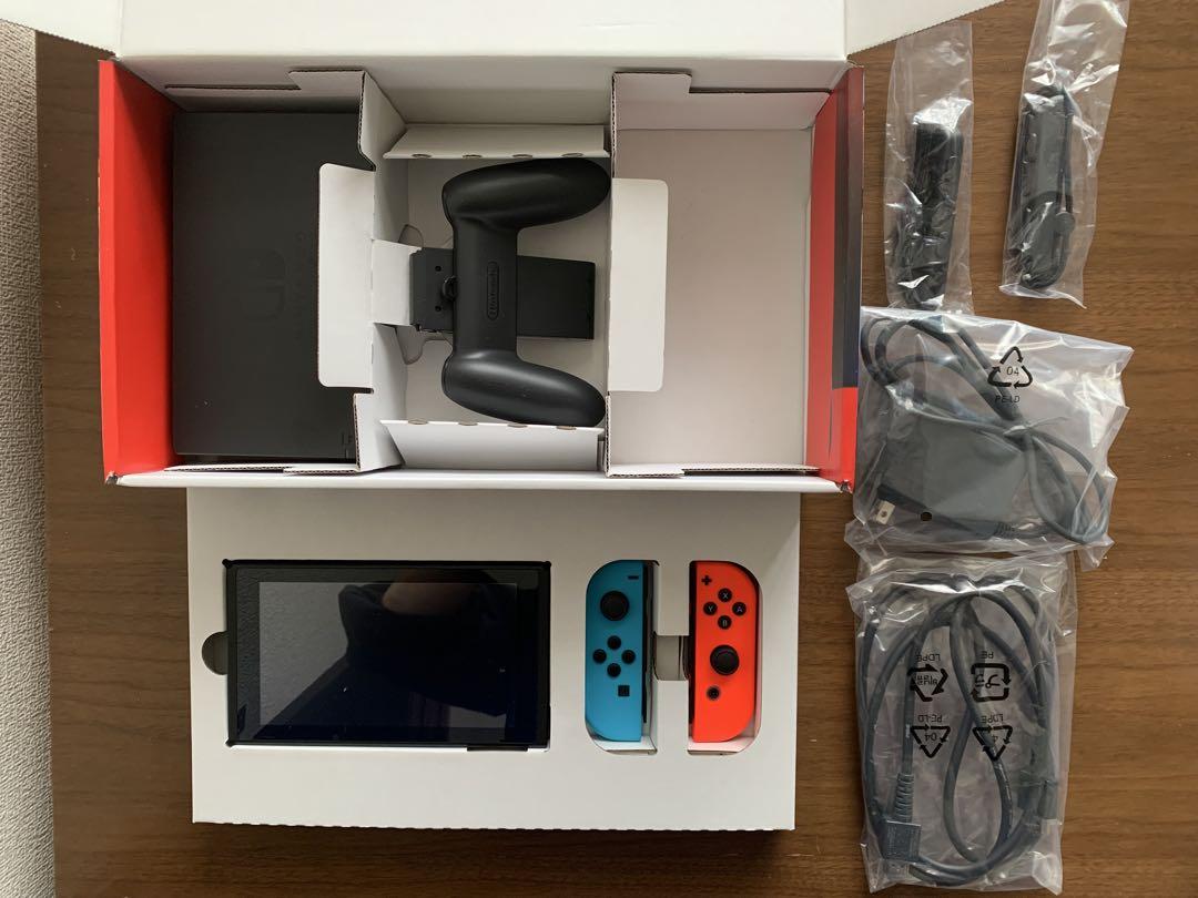 ニンテンドー　NintendoSwitch　ネオンカラー　付属品完品 美品】Nintendo Switch 本体 ネオンカラー 付属品完備