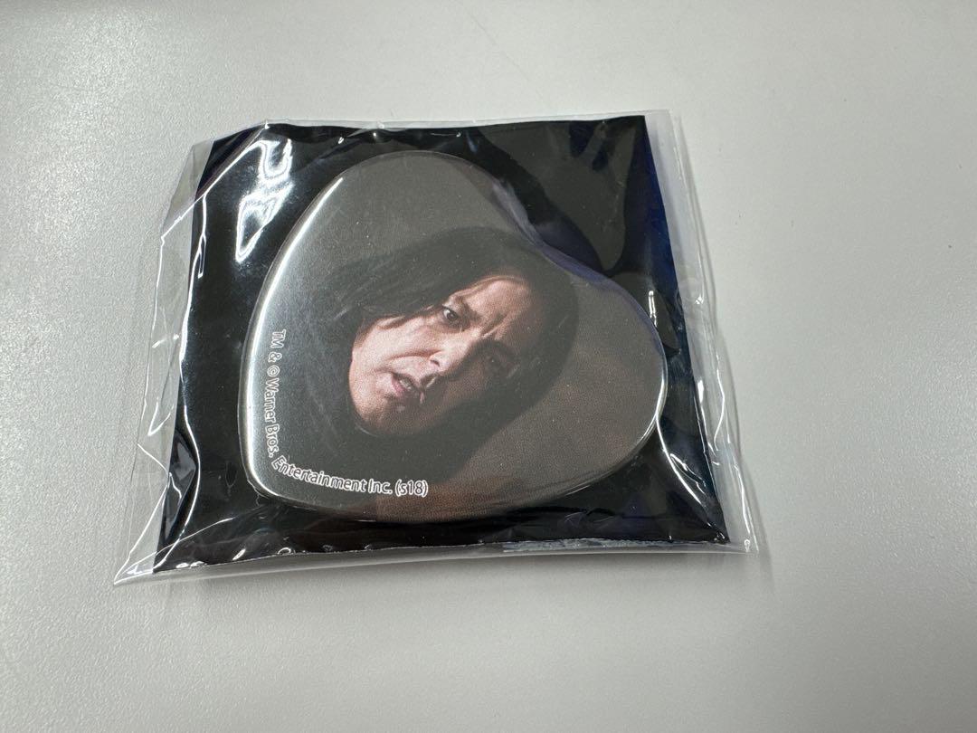 新品 ハリーポッター セブルス・スネイプ ハート缶バッジ ② ハリーポッター セブルス・スネイプ ハート缶バッジ