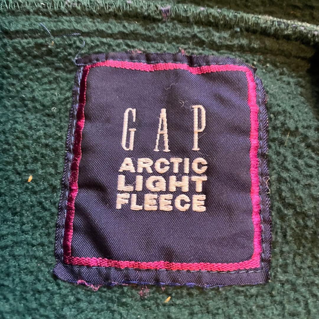 90s gap フリース ナイロン切替 アノラックパーカー XLサイズ