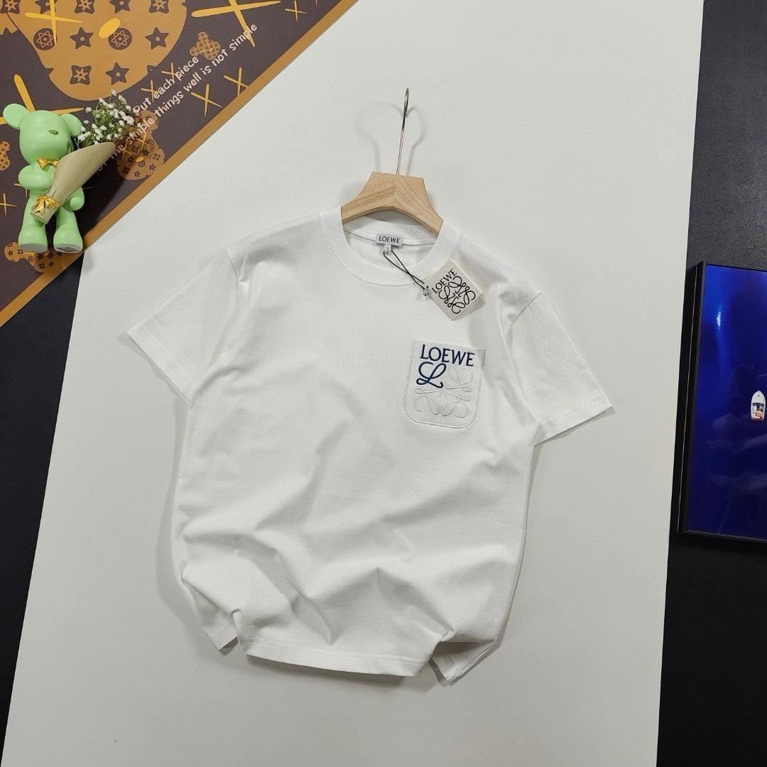 ✨極上美品LOEWE ホワイト Tシャツ ポケット付き