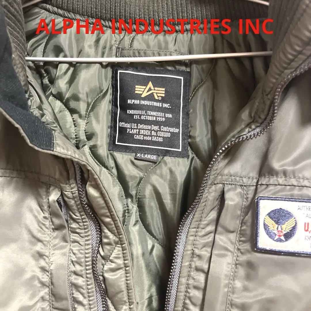 ALPHA INDUSTRIES INCフード付きジャケットB３タイプ‼️名品‼️