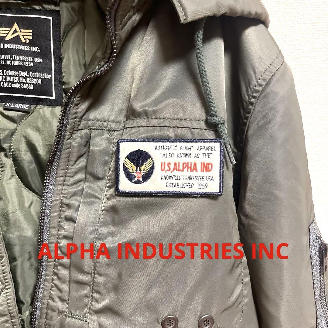 ALPHA INDUSTRIES INCフード付きジャケットB３タイプ‼️名品‼️