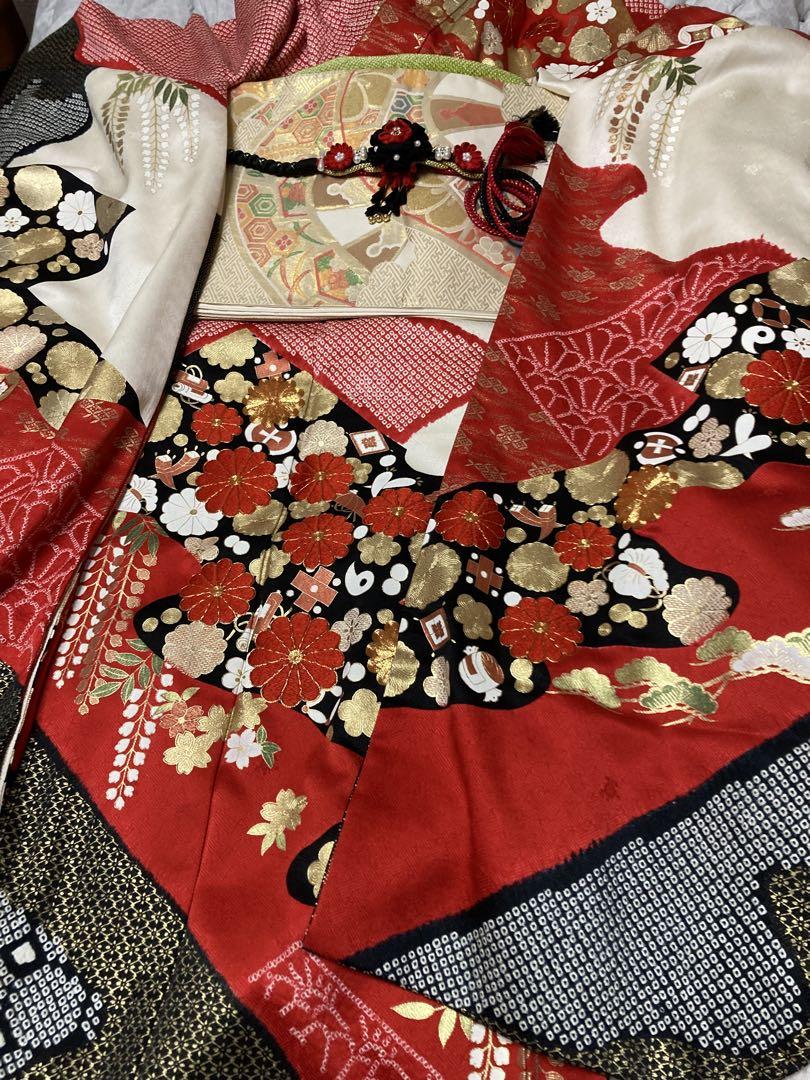正絹　豪華なお振袖セット　SALE