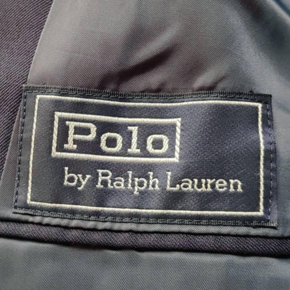 【POLO Ralph Lauren】刻印 金ボタン 紺ブレ ダブルジャケット
