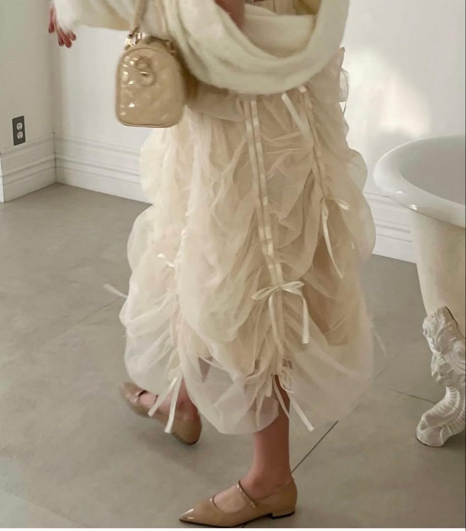 トリートユアセルフ Treat ürself チュールスカートFREE SIZE・Treat UrseIf