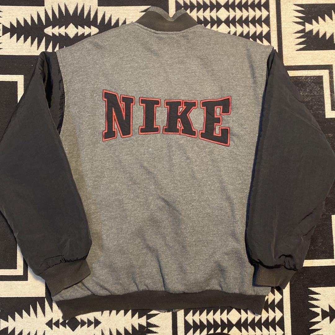 90s ヴィンテージ　NIKE ナイキ　ナイロンジャケット　切り替え　ブルゾン
