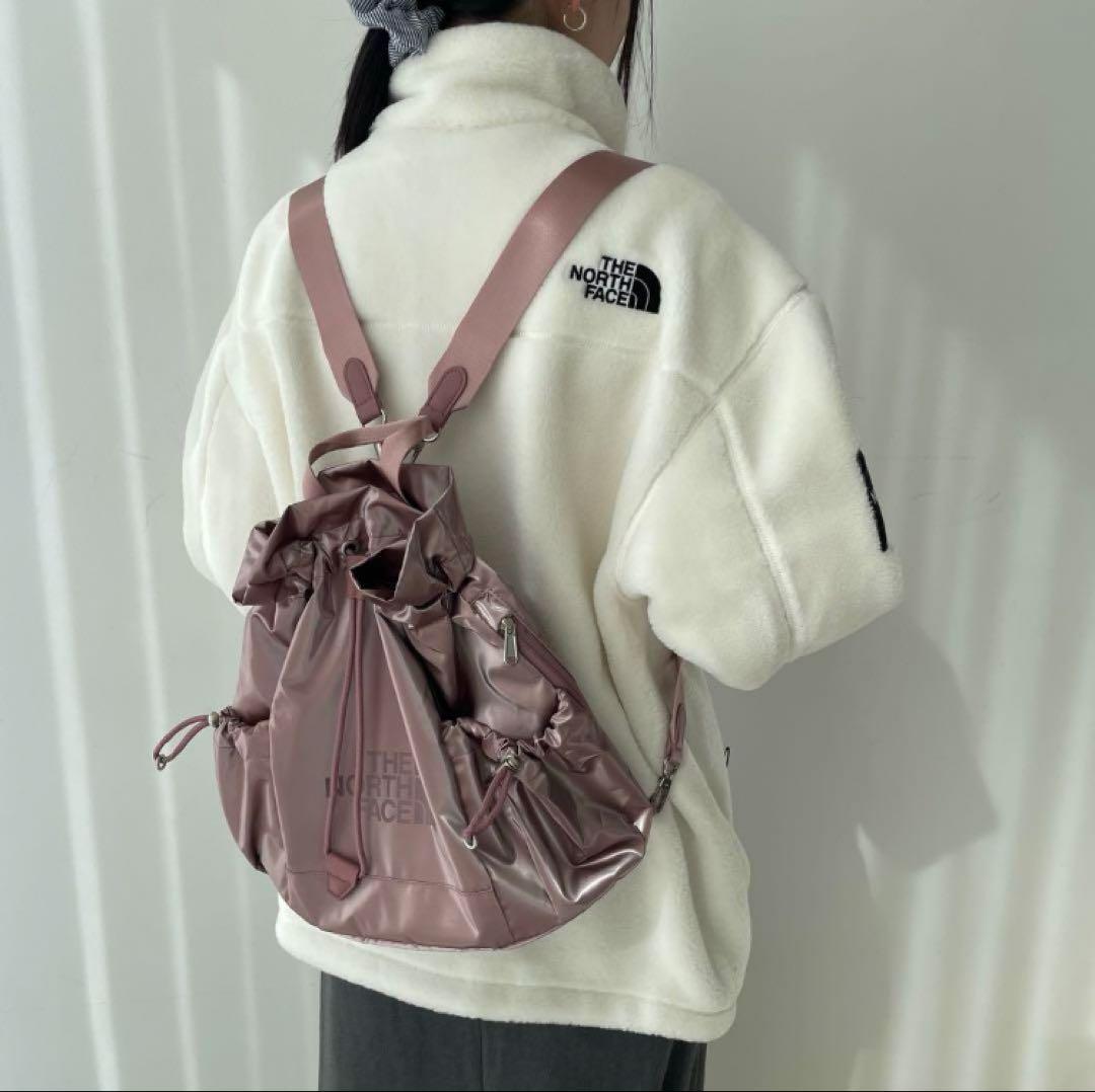 新品THE NORTH FACE ボニーマルチパックリュッククロスバッグピンク