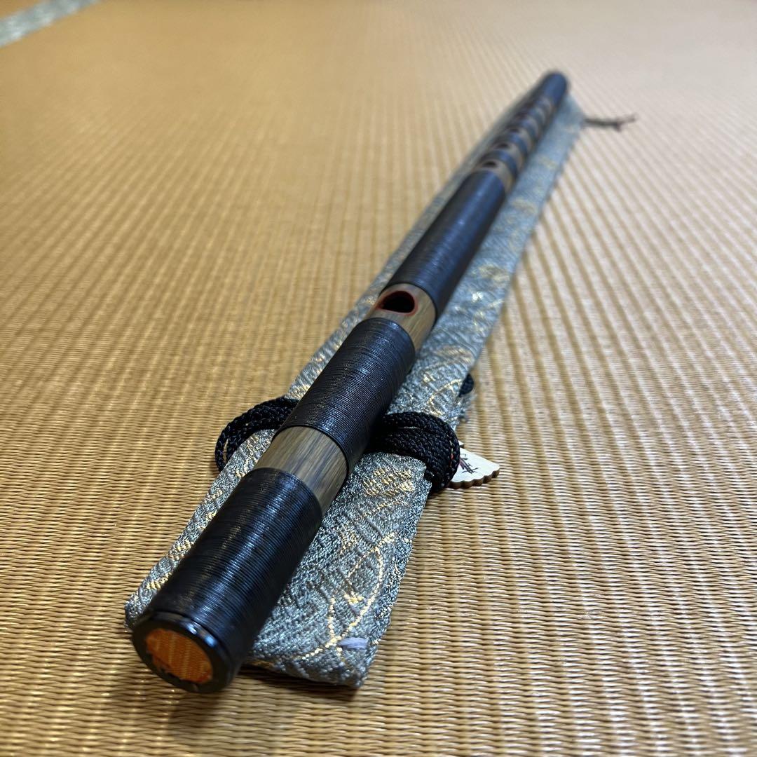 神楽笛 紐巻 和楽器 横笛