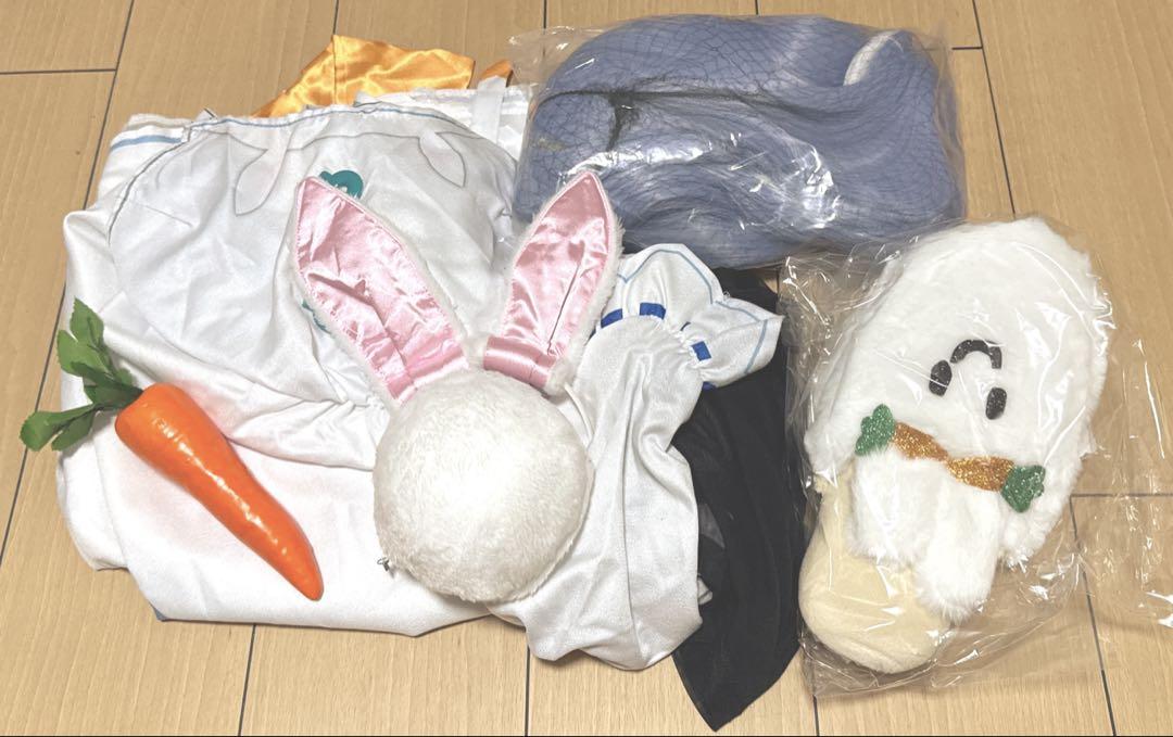 ぺこらマミー　コスプレ　衣装　ウィッグ付きフルセット