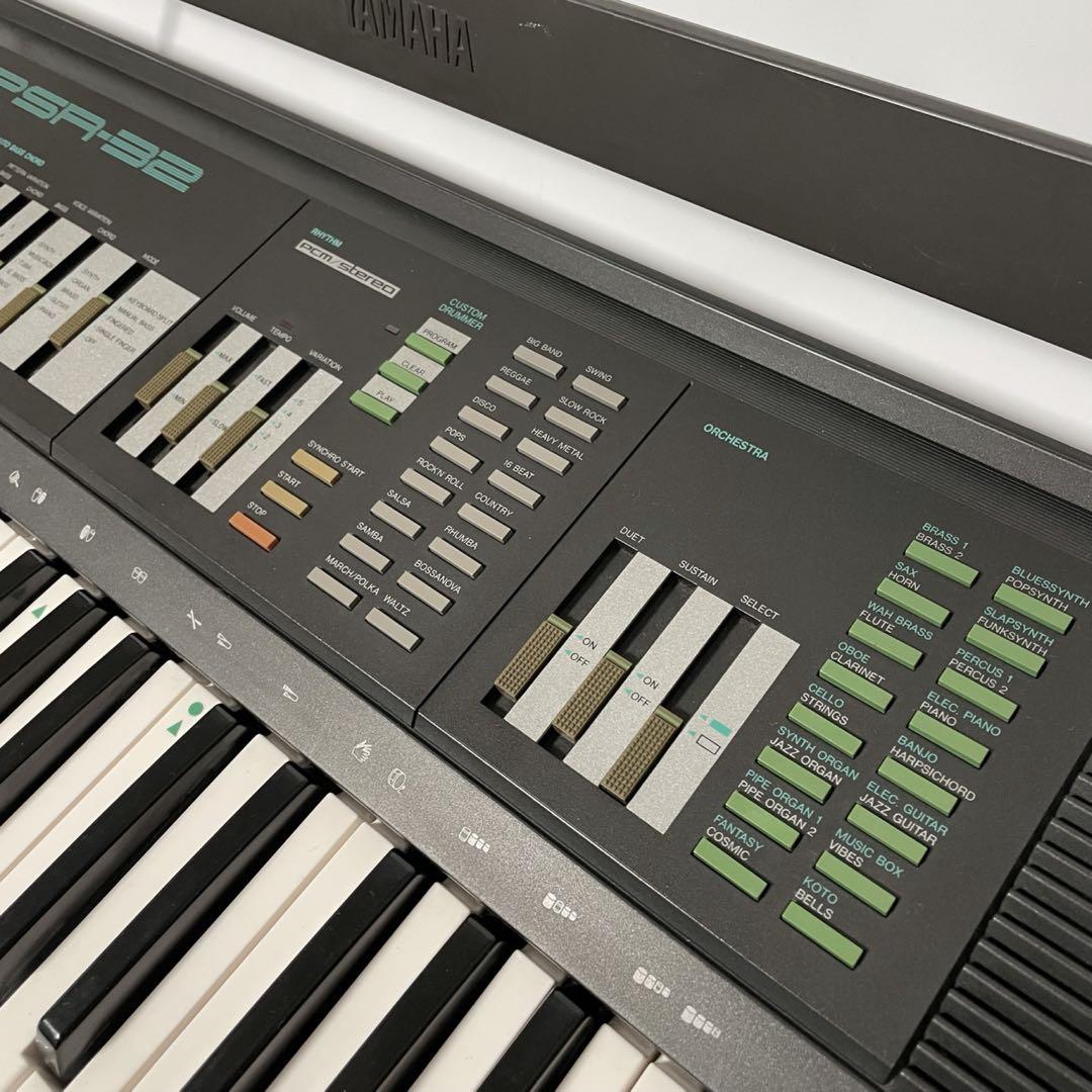 【希少】YAMAHA レトロ キーボード PSR-32 電子ピアノ