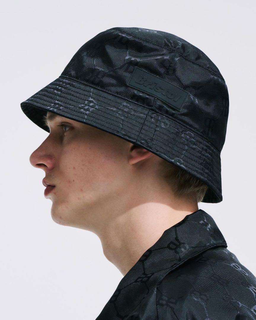 [値下]美品F.C.Real Bristol 24SS モノグラムナイロンハット 値下]美品F.C.Real Bristol 24SS モノグラムナイロンハット