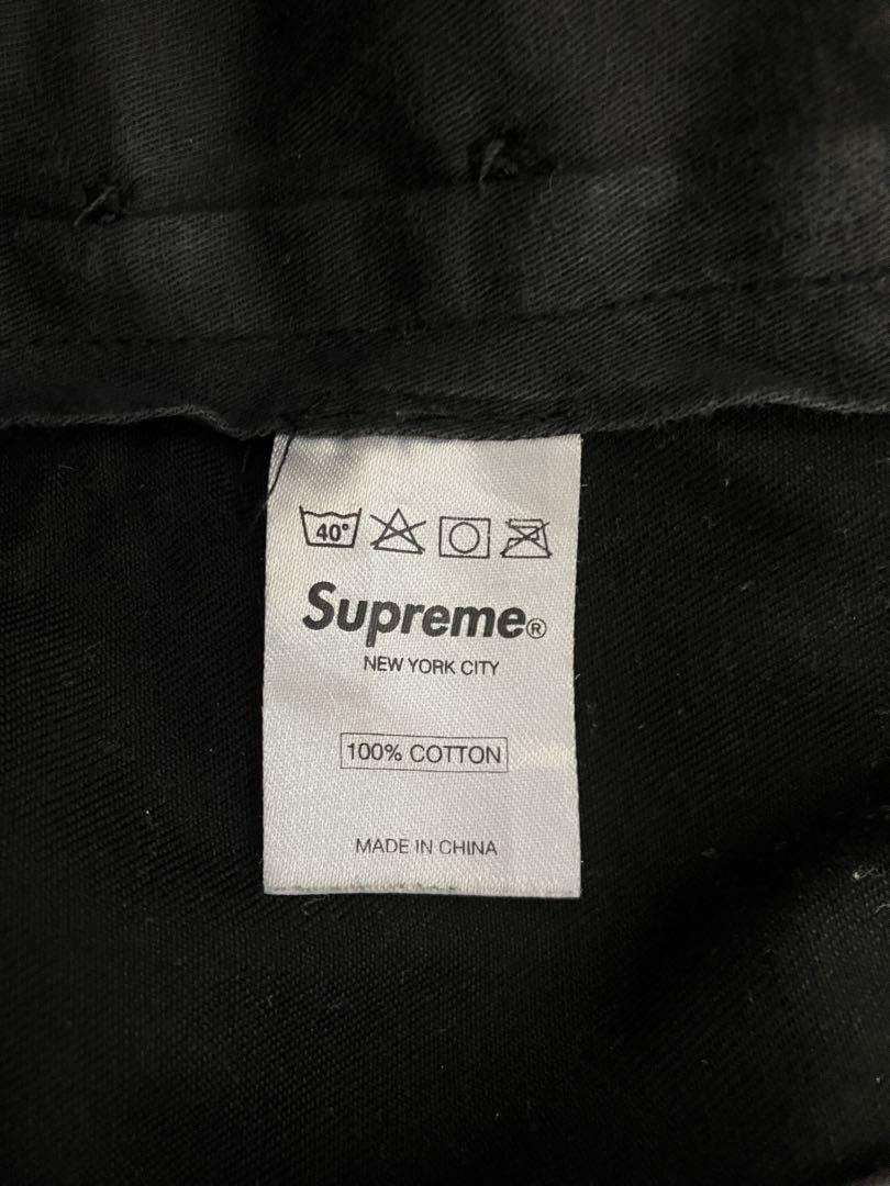 Supreme チノパン Chino Pants ブラックw32
