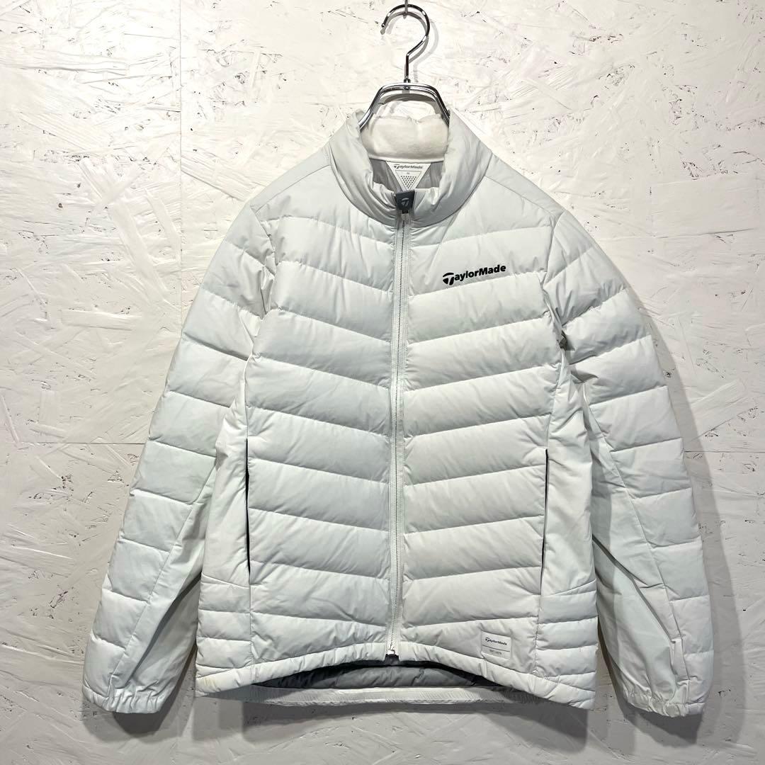 ゴルフウェア【TaylorMade】ダウンジャケット 白 M ゴルフウェア【TaylorMade】ダウンジャケット 白 M