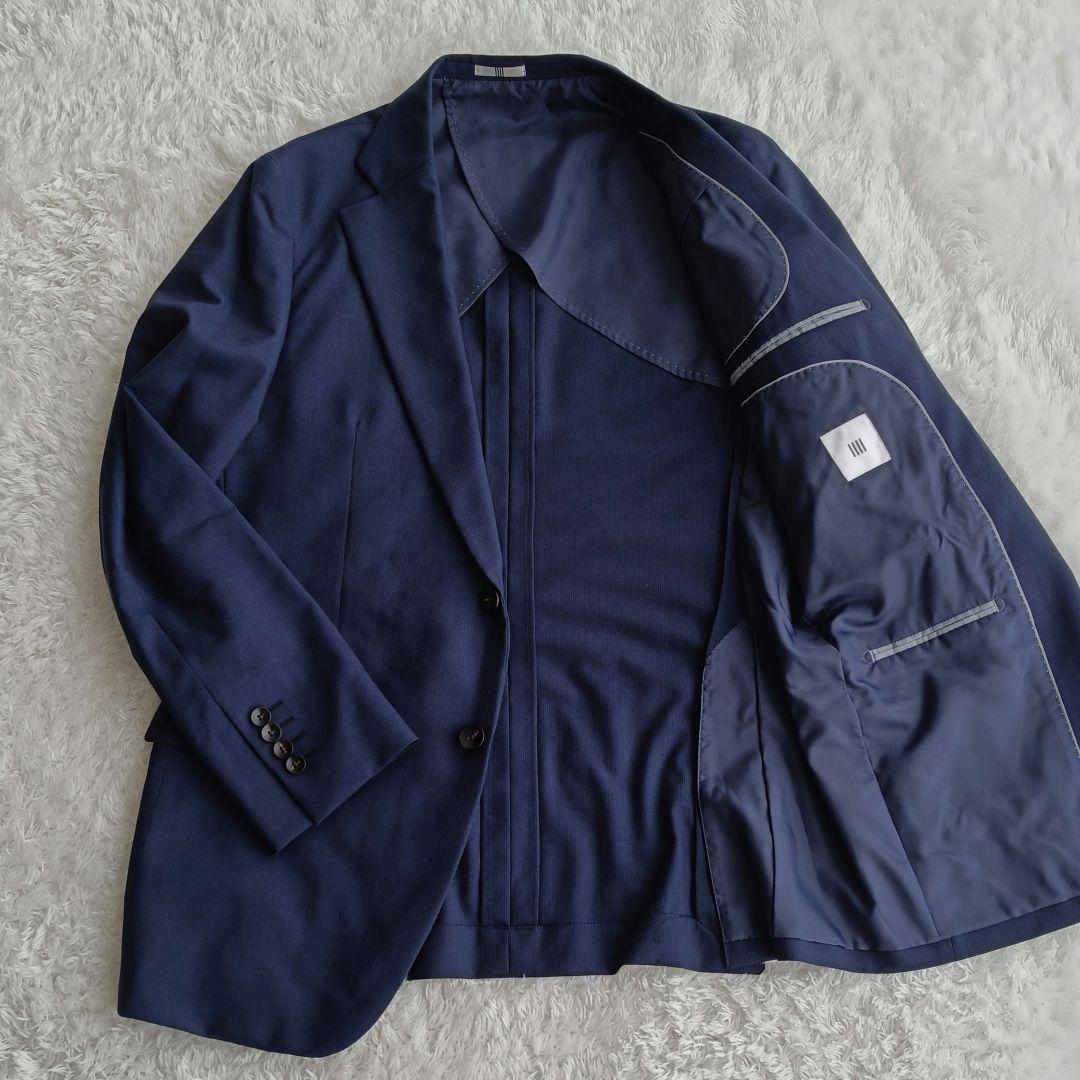 スーツセレクト スーツ セットアップ AB7 XL ネイビー　パンツ2本