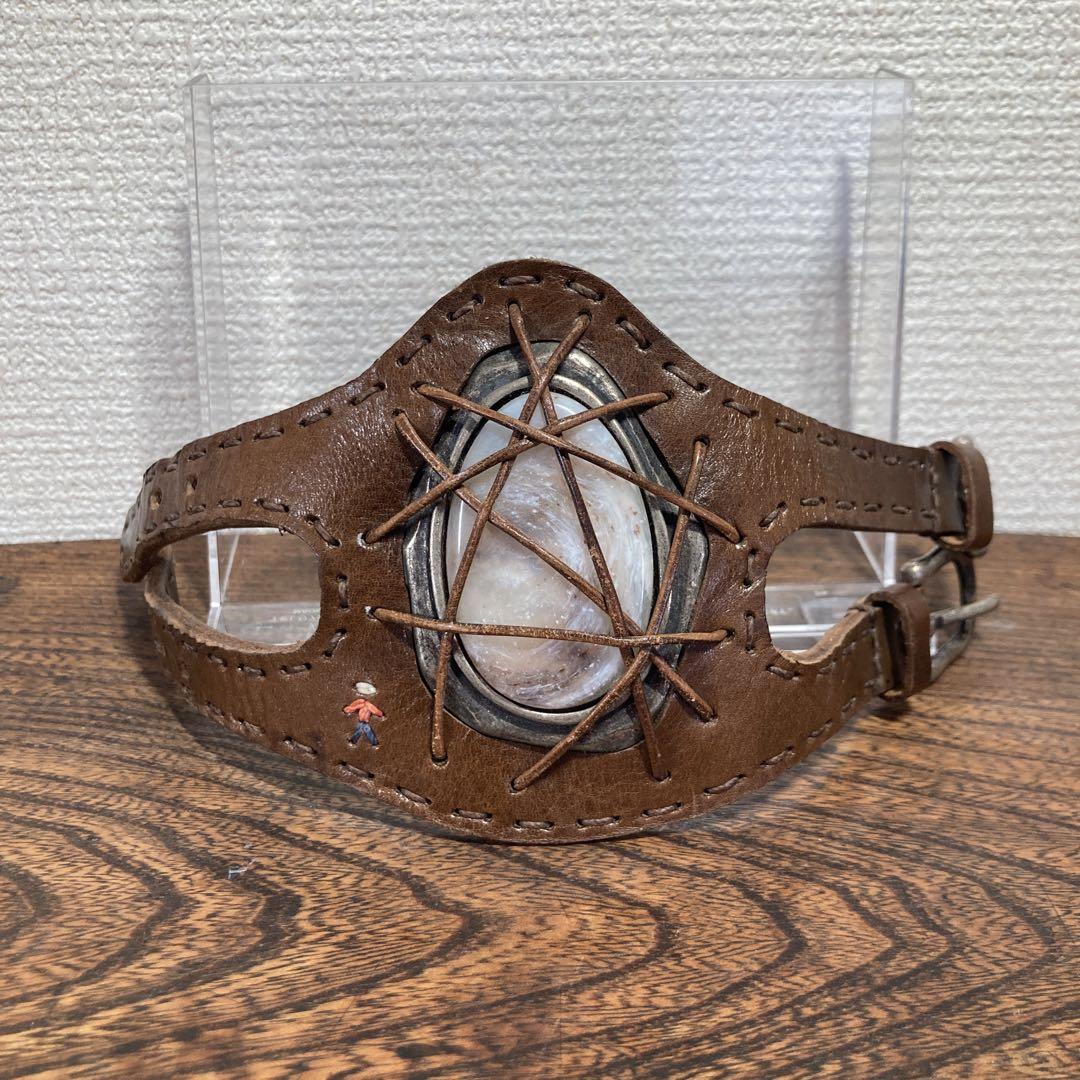 HENRY BEGUELIN エンリーベグリン レザー ブレスレット イタリア