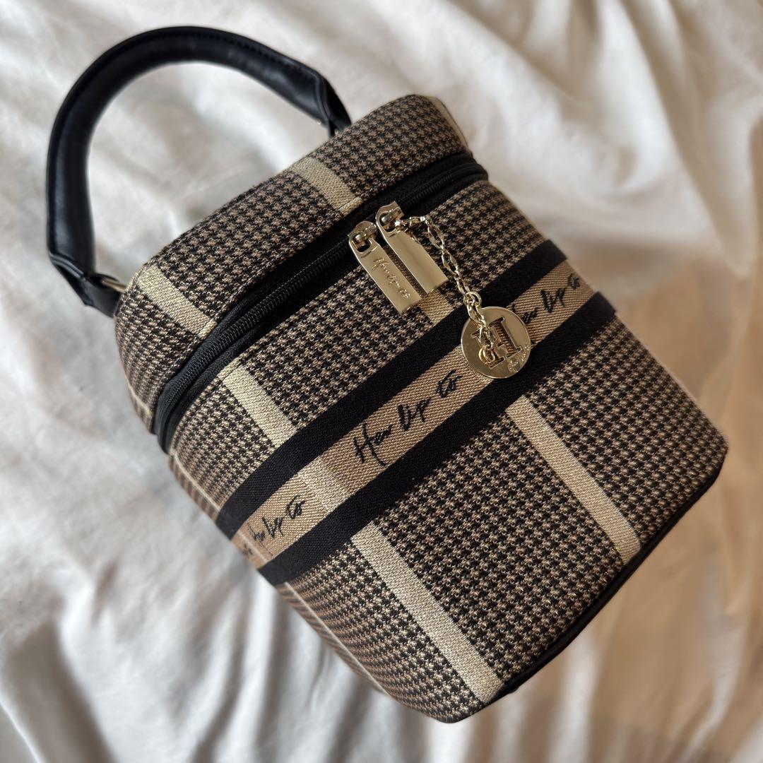 バッグ Her lip to Jacquard Vanity Bag Her lip to Jacquard Vanity Bag silver