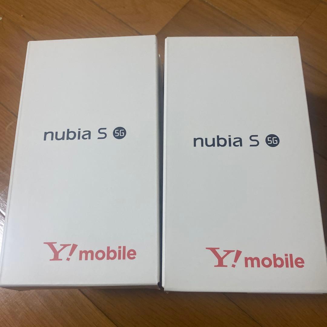 SIMフリー nubia S 5G 4ライトパープル 1ブラック 1ホワイト