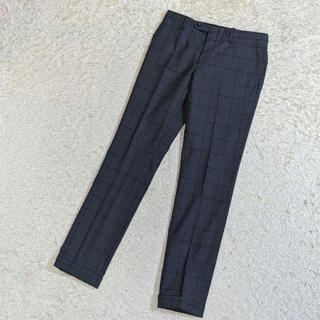 スーツセレクト　スリーピース　セットアップ　ベスト　チェック　ペンチェック