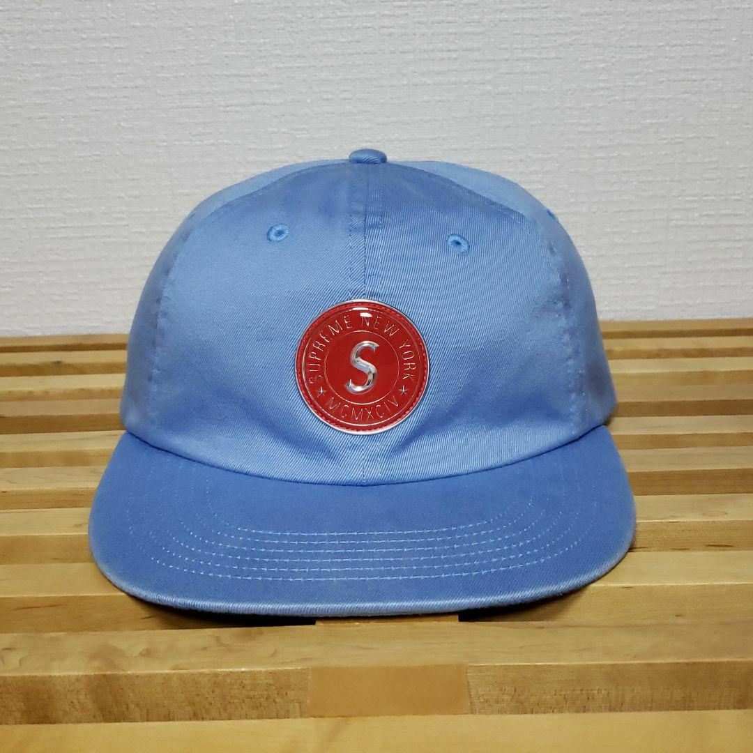 最新の激安 Gel Twill Chino Supreme S 青 6-Panel Logo キャップ 販売の最低価格 Chino Twill Gel S Logo G-Panel キャップ
