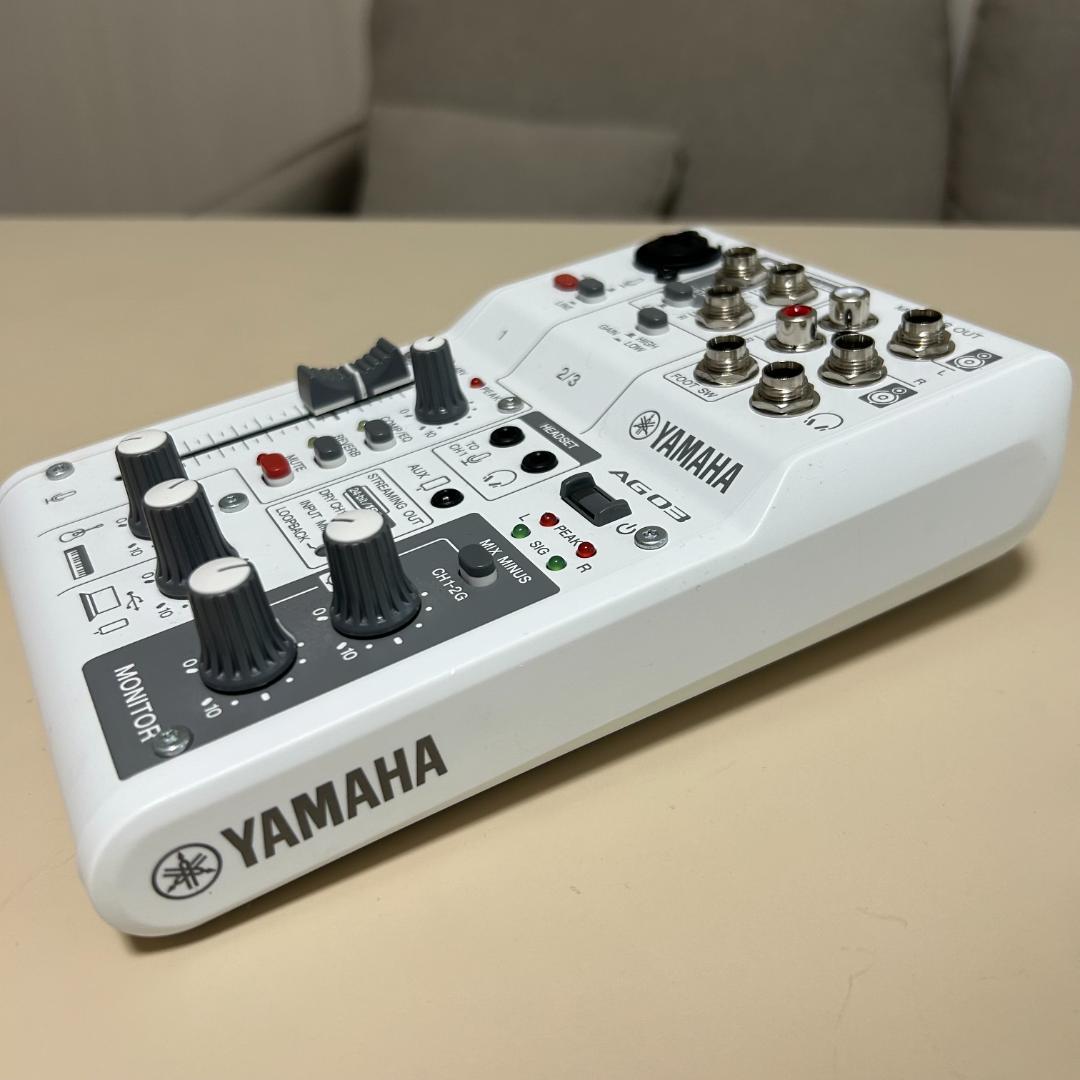 【美品】YAMAHA AG03 MK2 USB オーディオ インターフェース