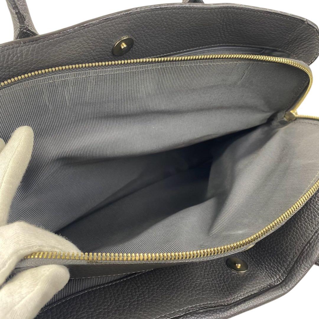 FURLA フルラ トートバッグ オールレザー シボ革 ブラック A4可 通勤
